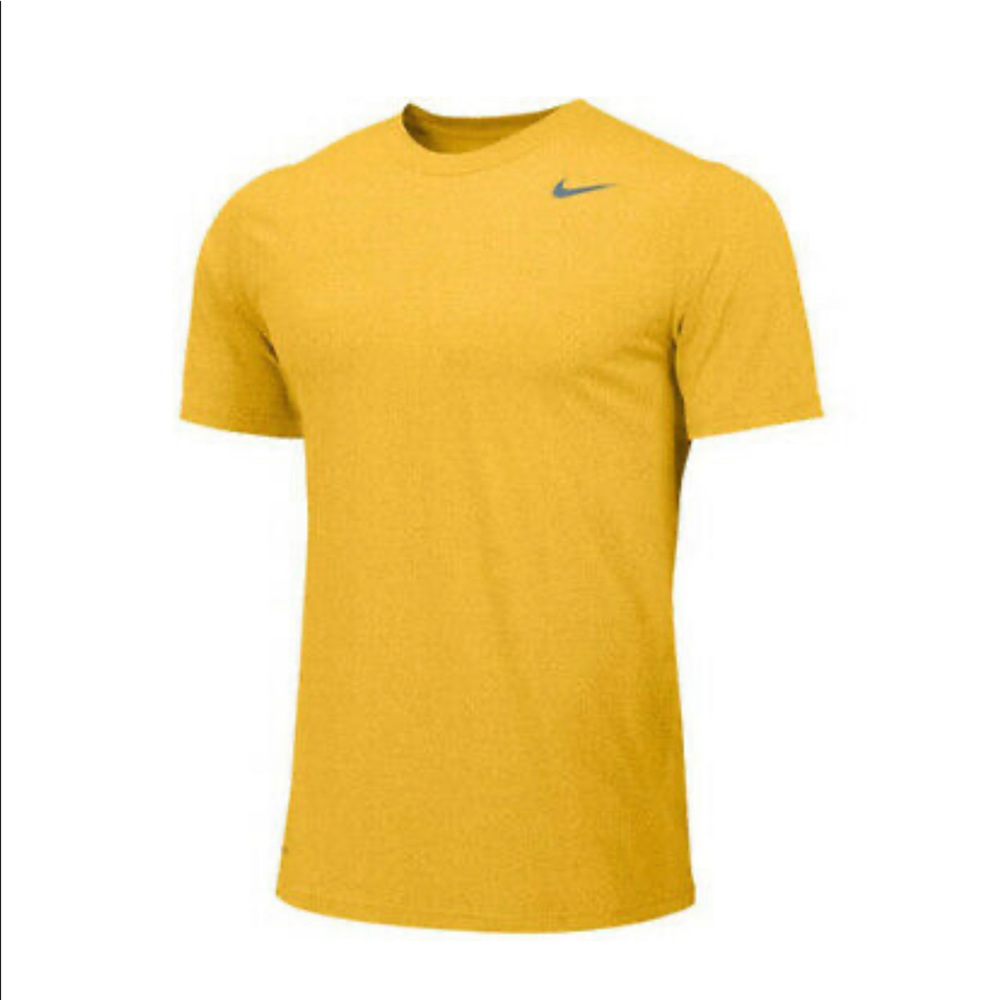 Nike Men’s Dri-Fit Large Athletic Cut Shirt Gold
